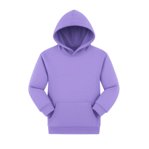 Kids Plain Hoodie (Lavender)