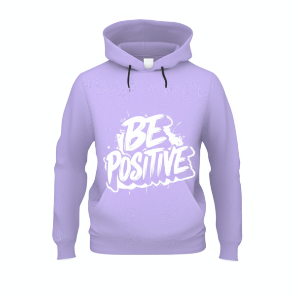 Printed Hoodie (Lavender)