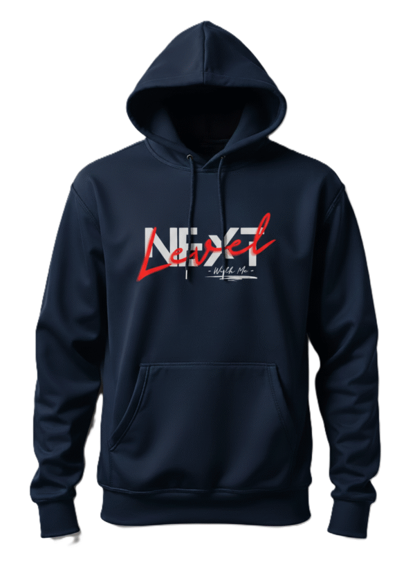 Printed Hoodie (Navy Blue)