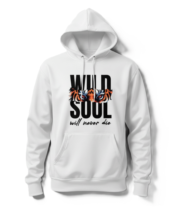 Printed Hoodie (White)