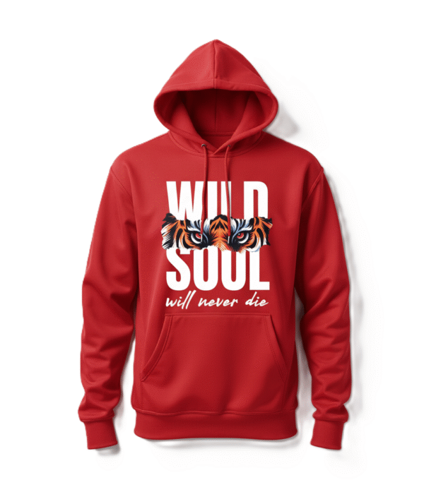 Printed Hoodie (Red)