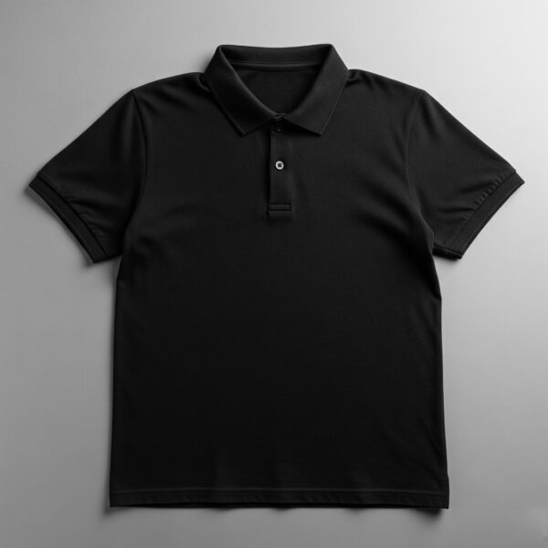 Polo Plain T-shirt Black