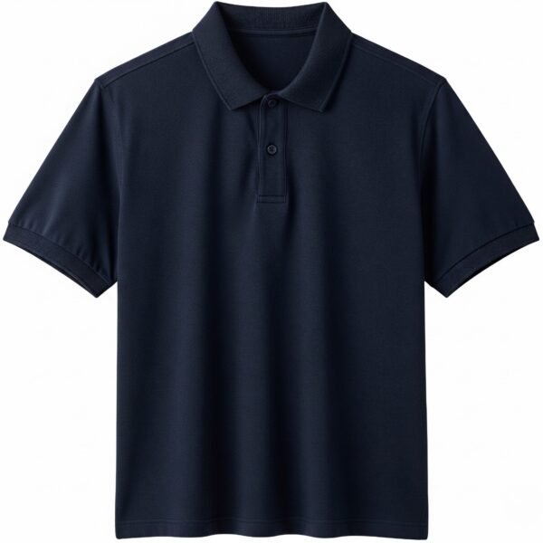 Polo Plain T-shirt Navy Blue