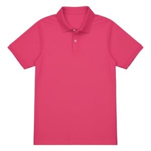 Polo Plain T-shirt Pink