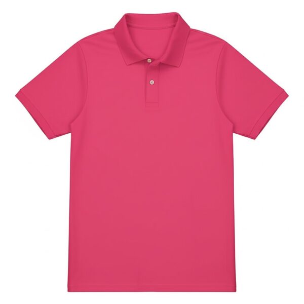 Polo Plain T-shirt Pink