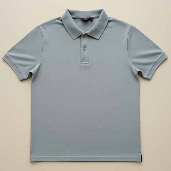 Polo Plain T-shirt Gray
