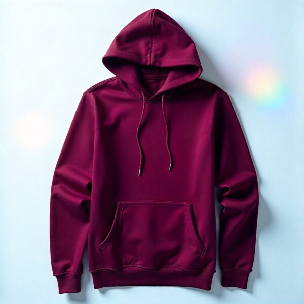 Premium Plain Hoodie (Meroon)