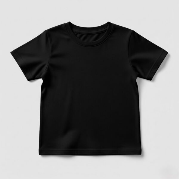 Kids Plain T-shirt (Black)