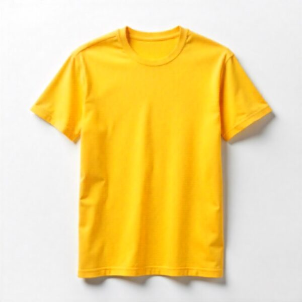 Kids Plain T-shirt (Yellow)