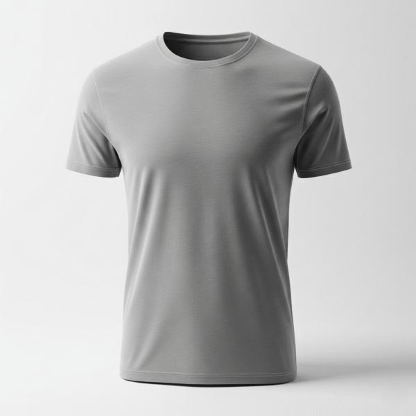 Round Neck T-shirt (Gray)