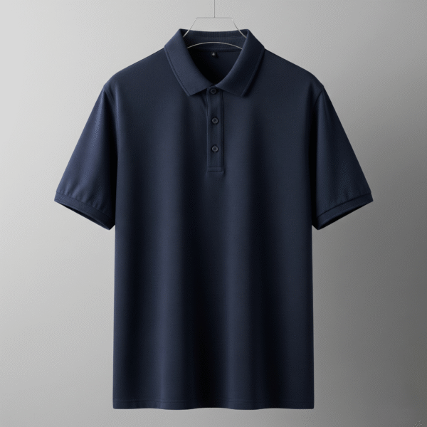 Polo Plain Premium T-shirt (Navy Blue)