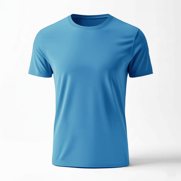 Round Neck T-shirt (Sky Blue)